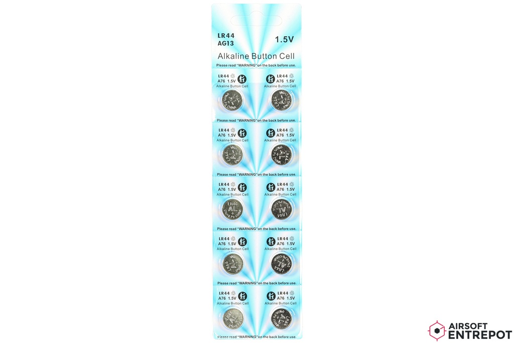 Piles LR44 1,5V (x10)