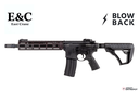 E&C Daniel Defense MK18 RIII Blowback AEG (Noir / Bronze)