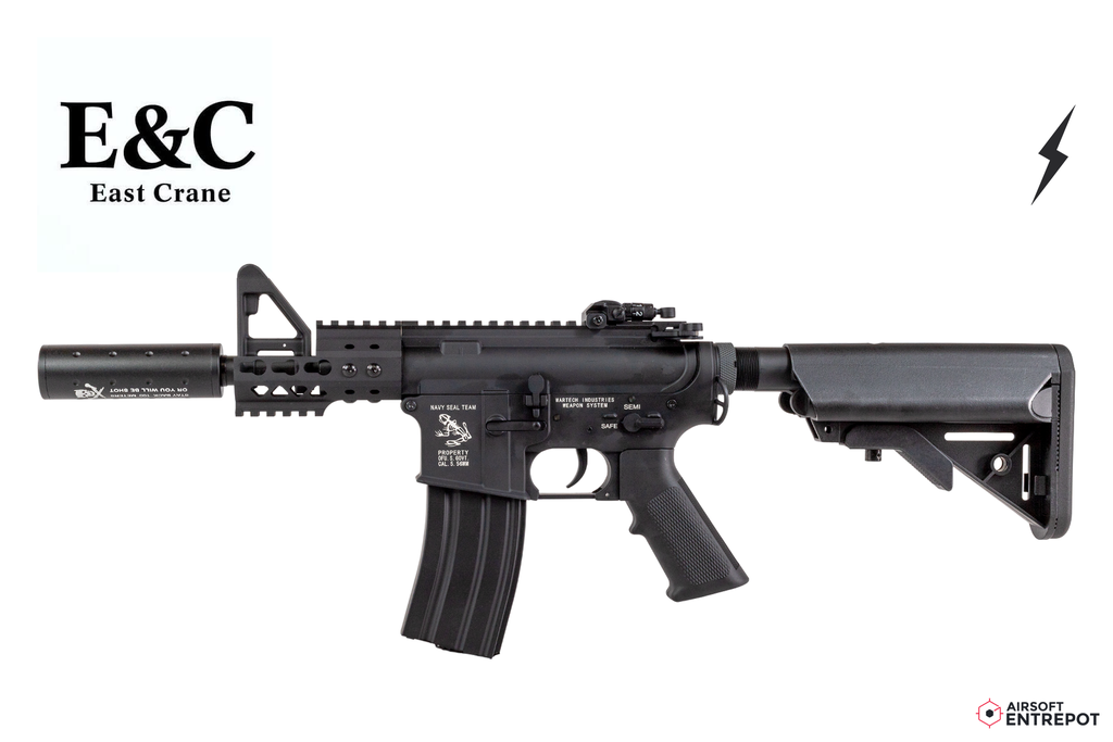 E&C M4 MOTS Keymod Stubby Killer 4" AEG (Noir)