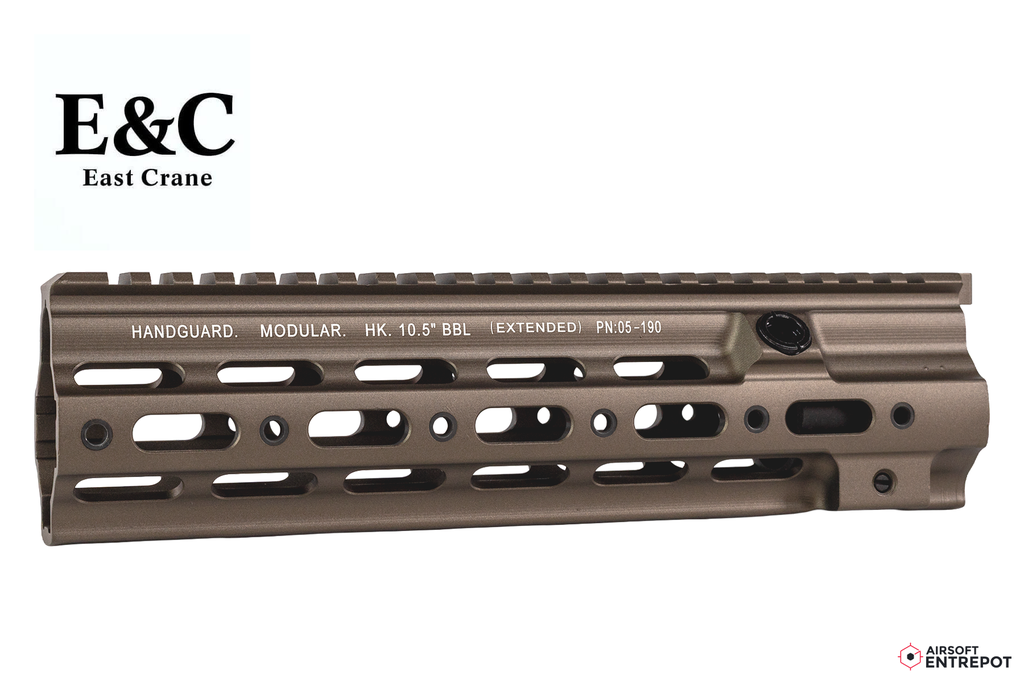 E&C Garde-Main SMR 10,5" Pour HK416 AEG (Bronze)