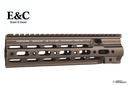 E&C Garde-Main SMR 10,5" Pour HK416 AEG (Bronze)