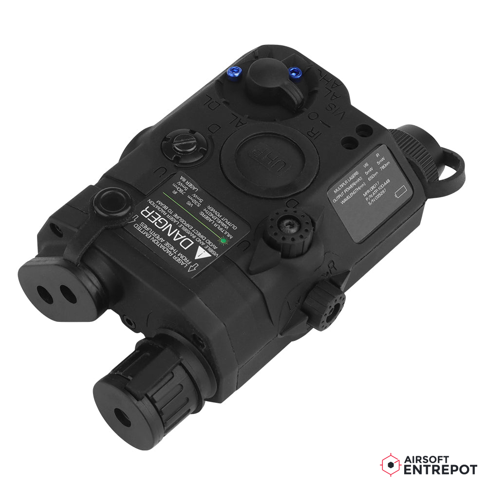 Wosport Boîtier LA-5 Lampe / Laser Rouge (Noir)
