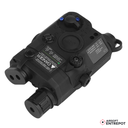 Wosport Boîtier LA-5 Lampe / Laser Rouge (Noir)