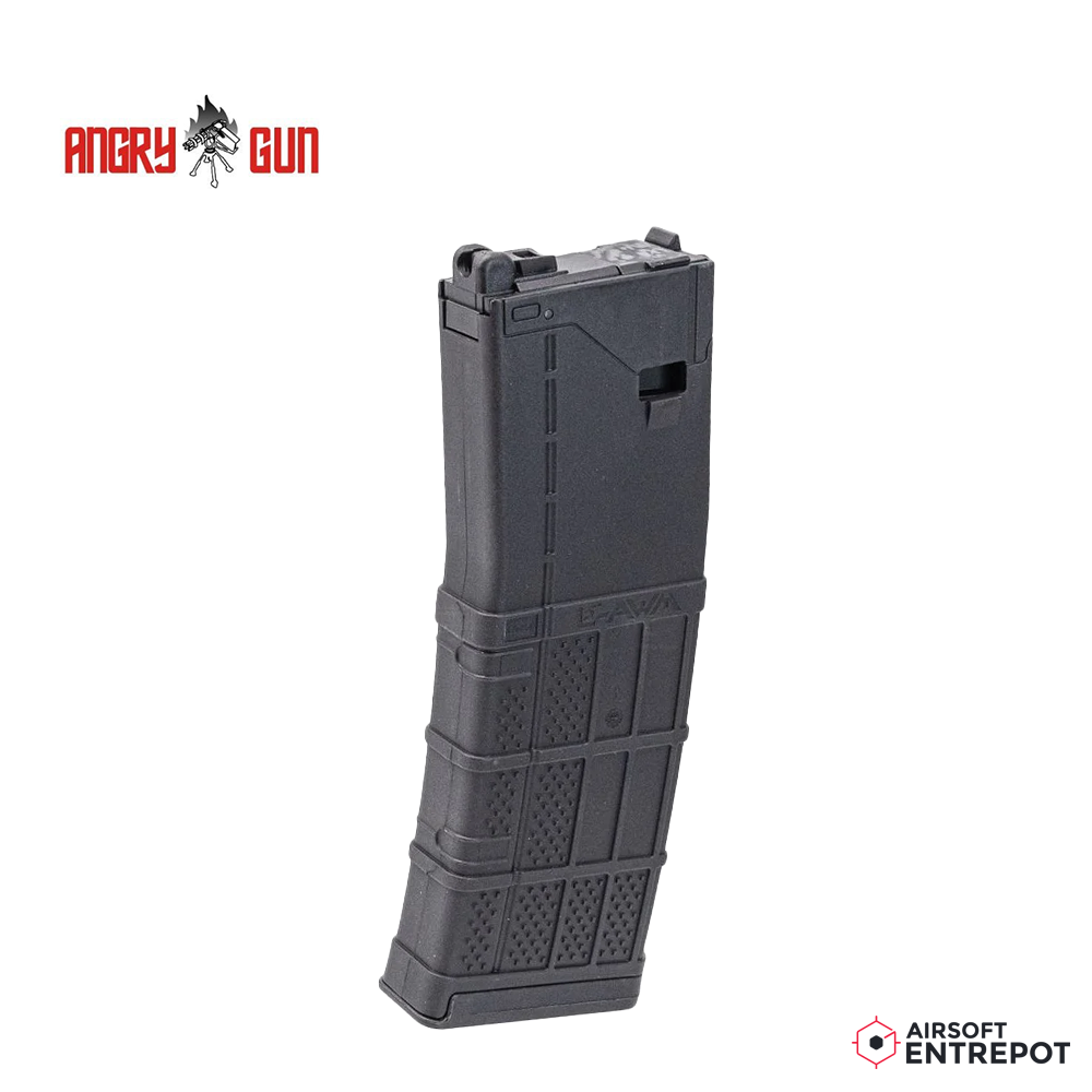 Angry Gun Chargeur Gaz 35 Coups Lancer L5AWM V2 Pour MWS GBB (Noir)