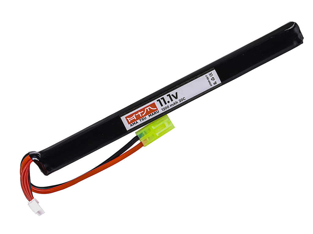 ATM Power Batterie LiPo 11,1V 1200mAh 20C Stick AK (Tamiya Mini)