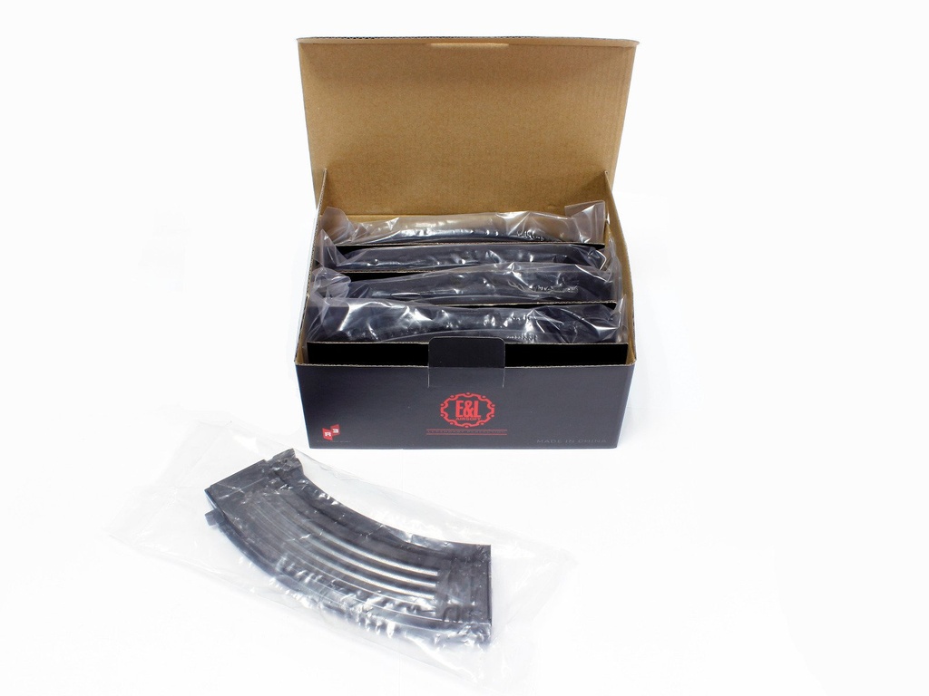 E&L Boite de 5 chargeurs Mid-Cap 120 BBs pour Ak47 (Métal)