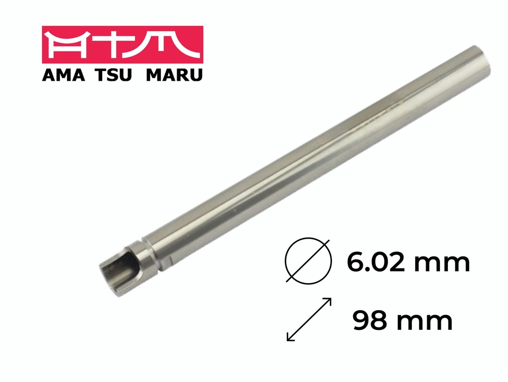 ATM Canon De Précision GBB 6,02mm x 98mm