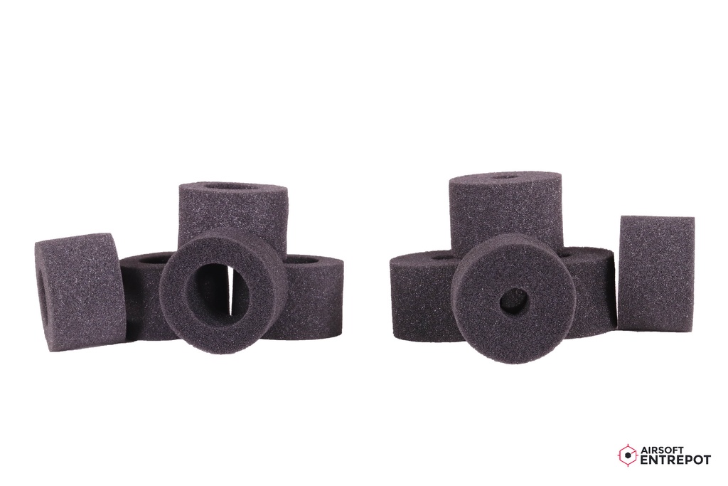 Silverback Set de mousse pour silencieux HTI (5 petits. 5 grands)