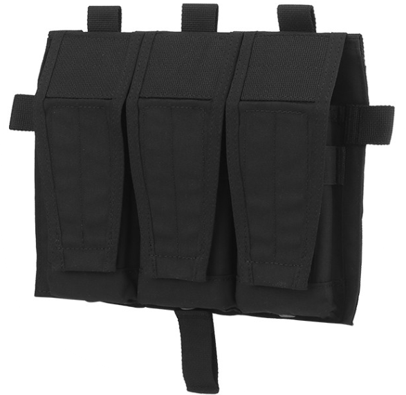 Wo Sport Front Flap Velcro Triple 5.56 (BK)